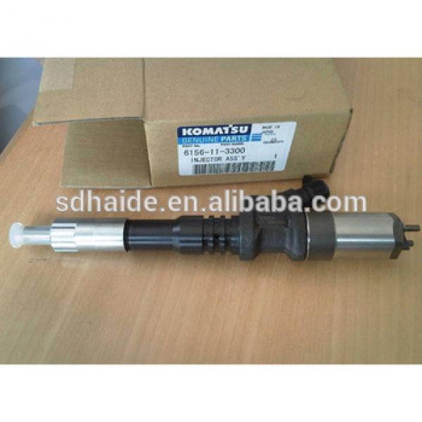 6156-11-3300 PC400-7 injector assy,PC400-7 fuel injector for PC400-7/PC450LC-7K engine #1 image