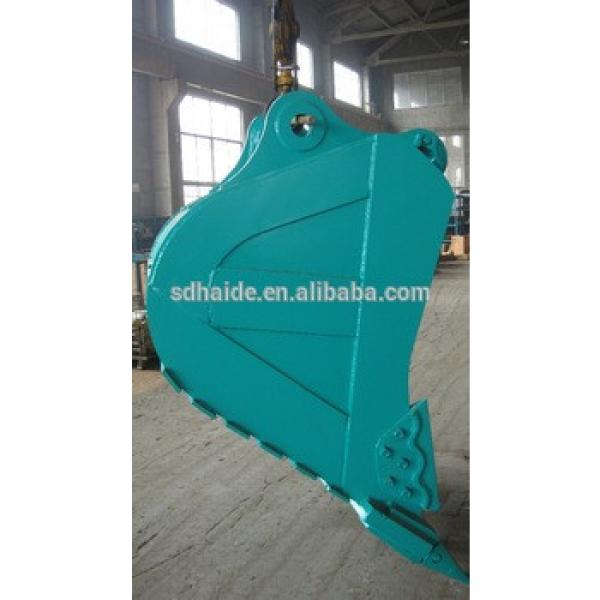 Kobelco SK350 bucket ,excavator 1.6 TON grab bucket for SK60 SK100 SK200 SK300 SK320 SK330 SK480 rock bucket #1 image