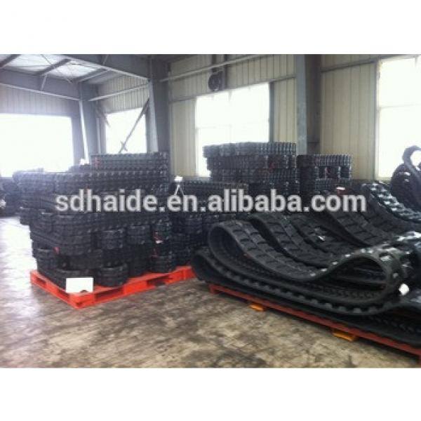 vio35 rubber track 300x55.5x82 VIO35 mini excavator rubber track #1 image