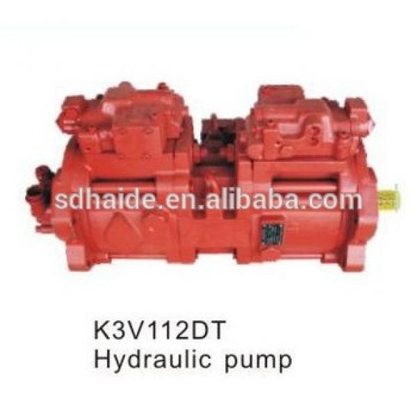 SK210LC-6 main pump,Kawasaki pump K3V112DTP1 ALP-9 TEL-V 10LG7D2 F53157B #1 image