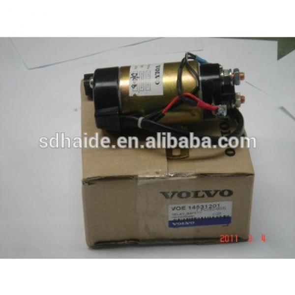 VOE20880693 Volvo EC290B Starter motor inclusive solenoid for EC240B/EC290B #1 image