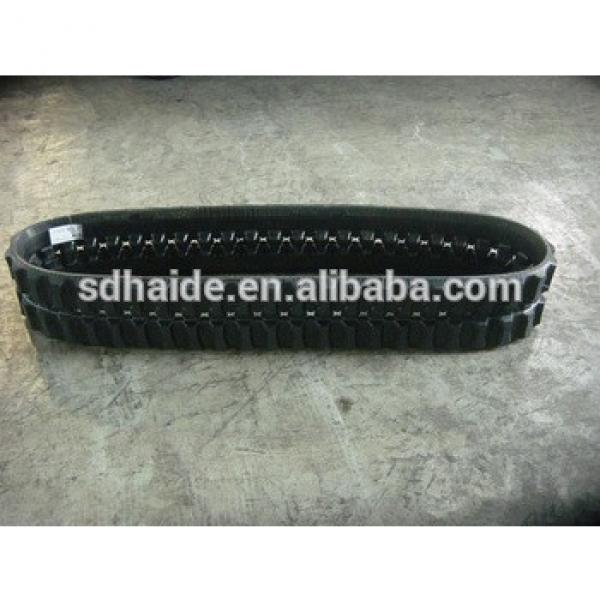 PC03 rubber track,small rubber track 190x72x37 180x72x37 for PC03 excavator #1 image