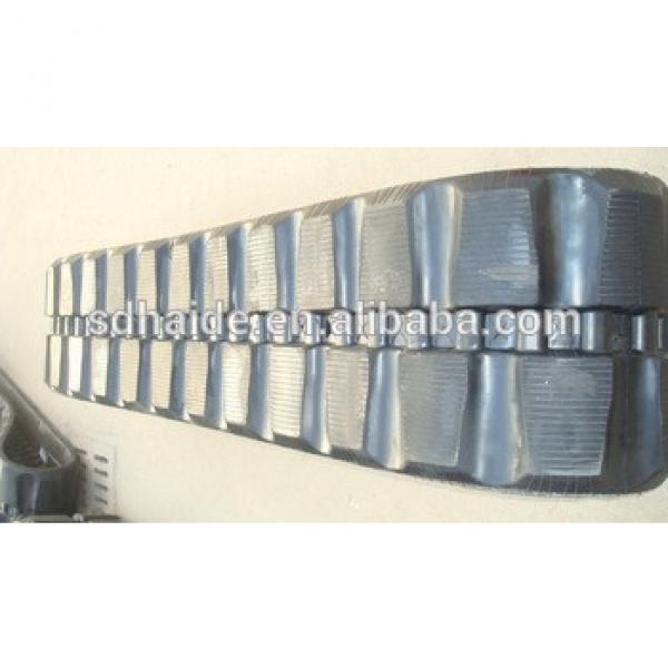 excavator PC120-6 rubber track belts,PC120 excavator parts #1 image