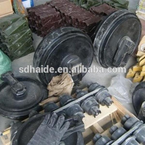 81E7-01030 R500LC-7 idler assy,track front idler roller for excavator R450LC-7,R450LC-7A,R500LC-7A #1 image