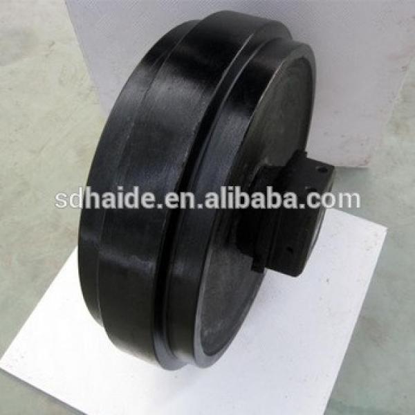 zx135 idler roller,zx55 zx60 zx70 zx120 zx130 zx170 zx200 zx210 track front idler wheel assy for excavator #1 image