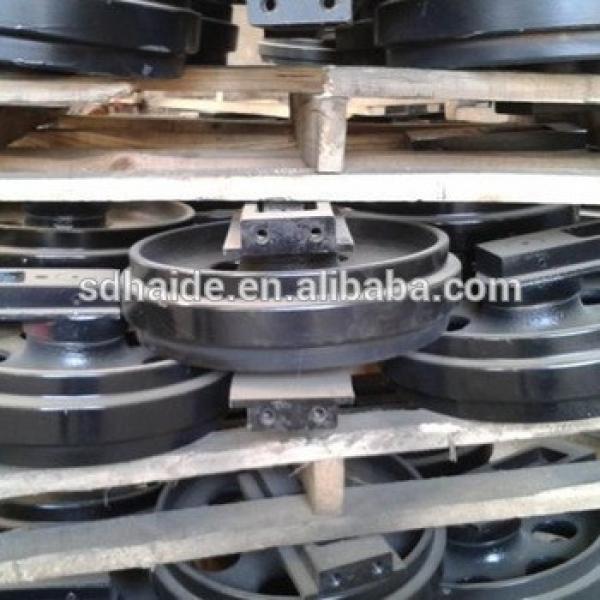 idler roller excavator,track front idler wheel assy for doosan,kato,kobelco,kubota,sumitomo,volvo #1 image