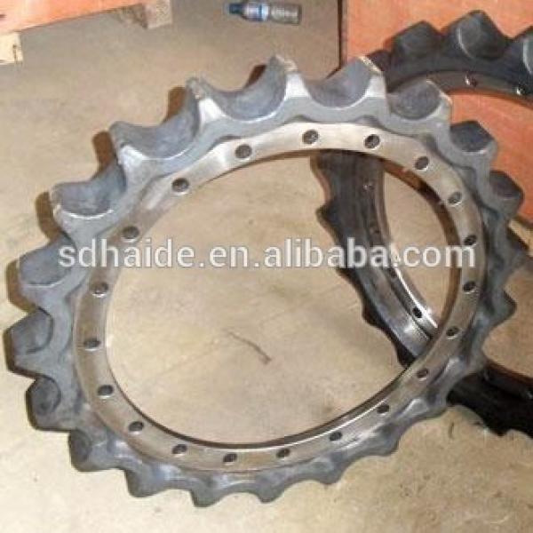 excavator track chain drive sprocket for atlas,airman,bobcat,case,daewoo,doosan,ihi,kato,kobelco #1 image