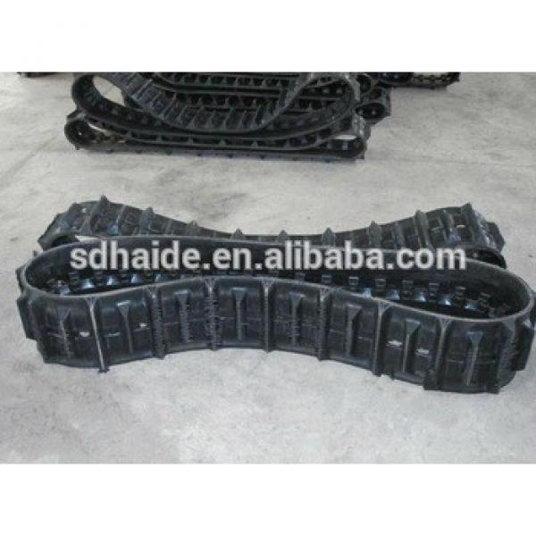 320x100x43,small excavator PC15-1 mini rubber crawler 320x100x43 #1 image