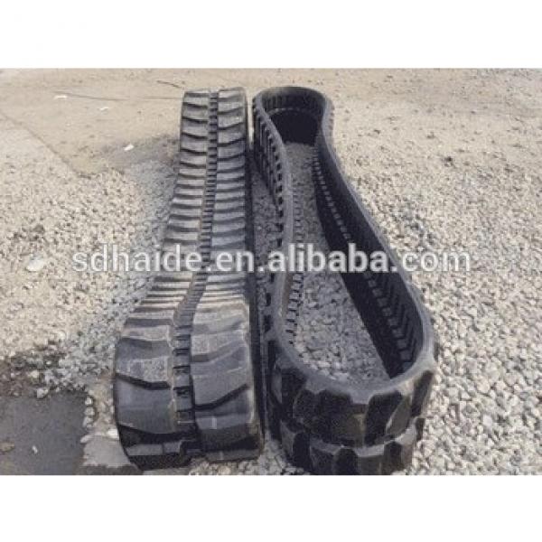 Daewoo DH55 rubber track 400x72.5x74,mini rubber track for Daewoo/Doosan/Volvo/Case #1 image