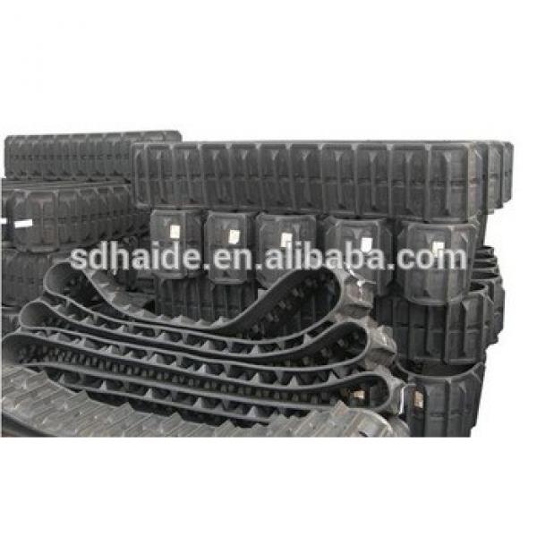 450x84x53 rubber track, rubber crawler track 450x84x56, rubber track undercarriage 425x90 for excavator farm machinery #1 image