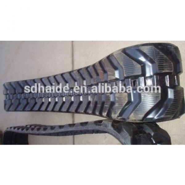 230x48x70 rubber track, rubber crawler track 230x48x66, rubber track undercarriage 230x48x74 for excavator farm machinery #1 image