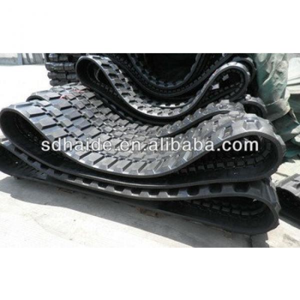 320x52.5x80N,400x72.5x74W,450x71x86,500x92x78W,450x86x52B,320x86x52B rubber track for bobcat excavator #1 image