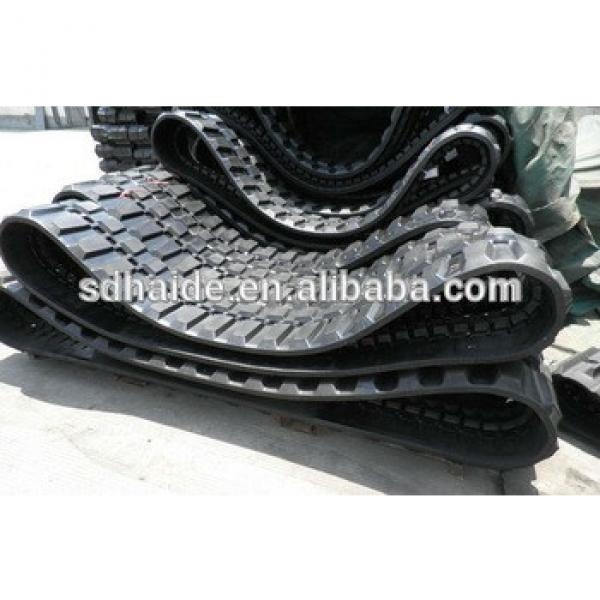 230x96x35 mini rubber track for PC16/PC18 #1 image