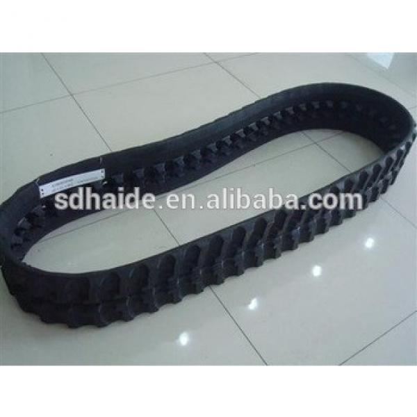 300x53x80 rubber track, rubber crawler track 300x53x84, rubber track undercarriage 280x106x35 for excavator farm machinery #1 image