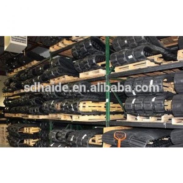450x83.5x72 rubber track, rubber crawler track 450x83.5x74, rubber track undercarriage 260x96x38 for excavator farm machinery #1 image