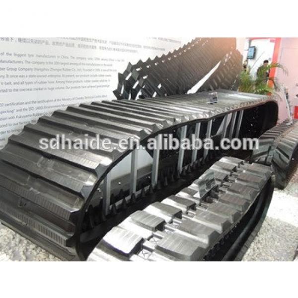 300x109x41 rubber track, rubber crawler track 300x109x39, rubber track undercarriage 300x109x36 for excavator farm machinery #1 image