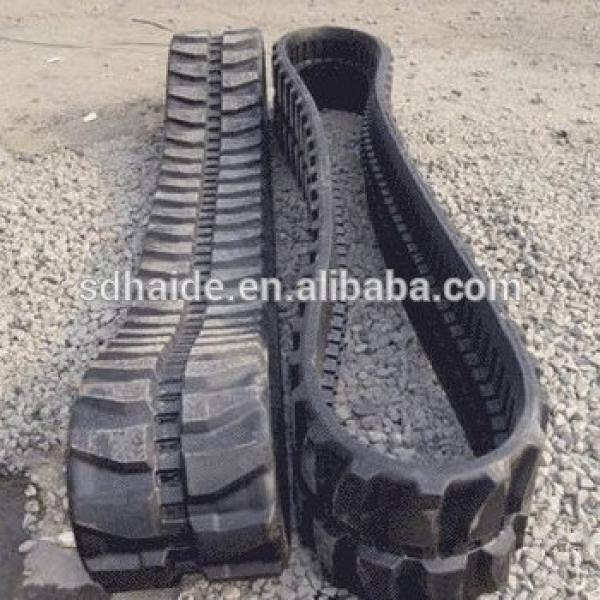 450x100x50 rubber track, rubber crawler track 450x100x48, rubber track undercarriage 450x100x65 for excavator farm machinery #1 image