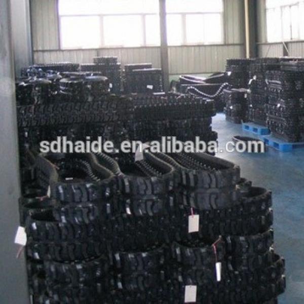 500x90x78 rubber track, rubber crawler track 500x90x82, rubber track undercarriage 600x100x80 for excavator farm machinery #1 image