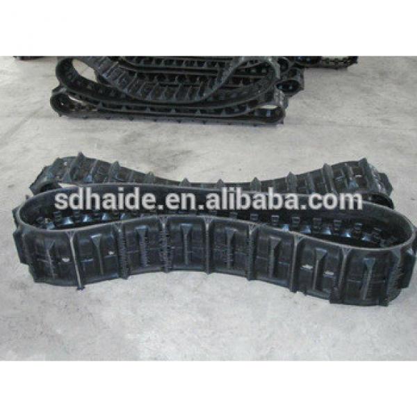 400x72.5x74,EX58 rubber track,mini digger rubber crawler size 400x72.5x74 #1 image