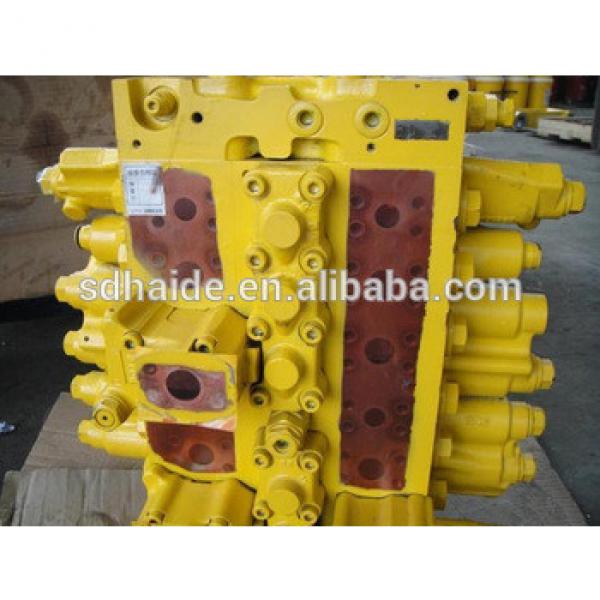 hydraulic main control valve assy for excavator PC100,PC100-6,PC100-5,PC100-3,PC100-2,PC100-1 #1 image