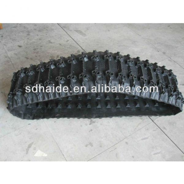 combine harvester rubber track, rubber track undercarriage for kobelco volvo doosan kubota bobcat #1 image