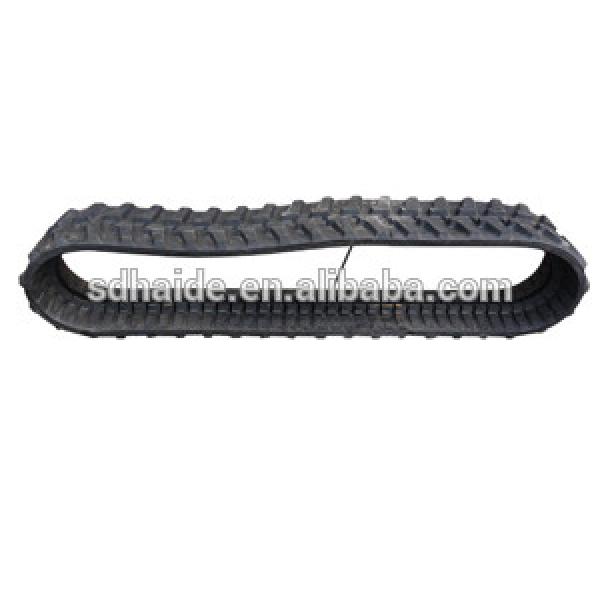 rubber tracks 300x55.5x82 fitted to B30V mini digger,B30V rubber track #1 image