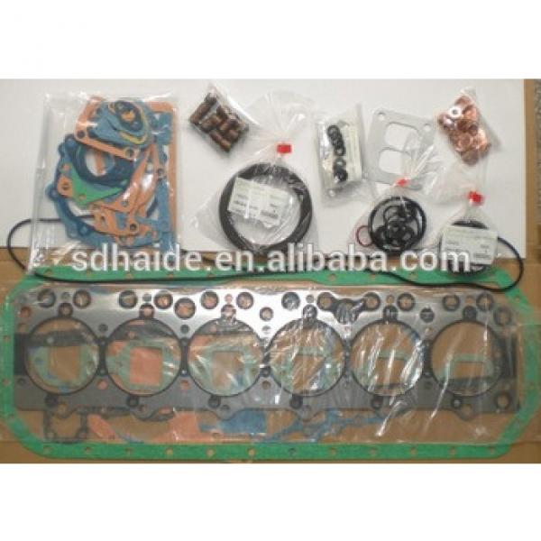 Haide, 4D105-3 full overhaul gasket kit diesel engine spare parts for new crawler excavator, 6D140, 6D170, 4D120, 6D130 #1 image