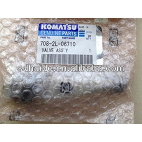 Original excavator parts PC200-7 LS Valve ass&#39;y 708-2L-06710 #1 image