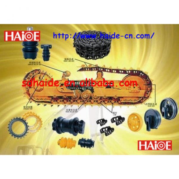 excavators and bulldozers undercarriage parts carrier track roller idler recoil spring sprocket link track shoe assy #1 image