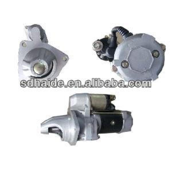 Kobelco excavator starter motor,kobelco crawler excavator for sk200-5,SK75-8,SK35SR,SK450-6,SK210LC-8,SK200-8 #1 image