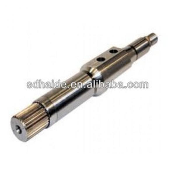 Takeuchi slewing shaft,driving motor shaft for excavator Kobelco,Volvo,Doosan #1 image