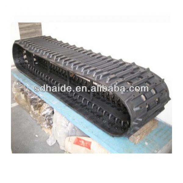 mini excavator rubber track, mini rubber track for digger, rubber tracks for snow vehicles/tactor/crawler #1 image