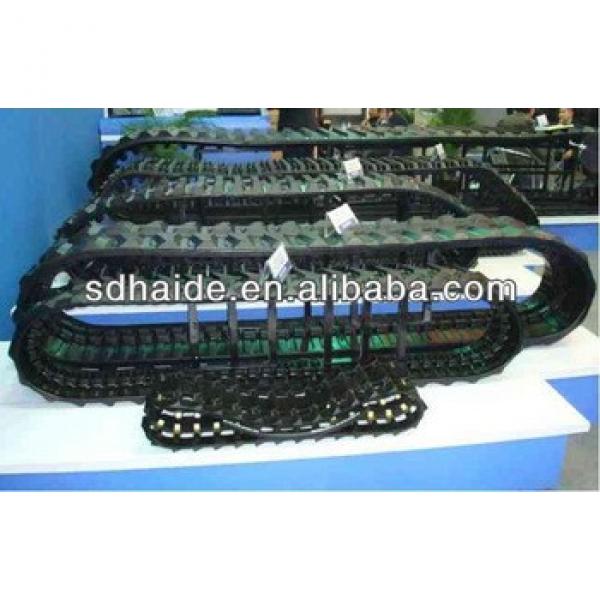 rubber track/ belt for mitsubishi mm40sr excavator, engineering for kubota,kobelco,volvo,doosan #1 image