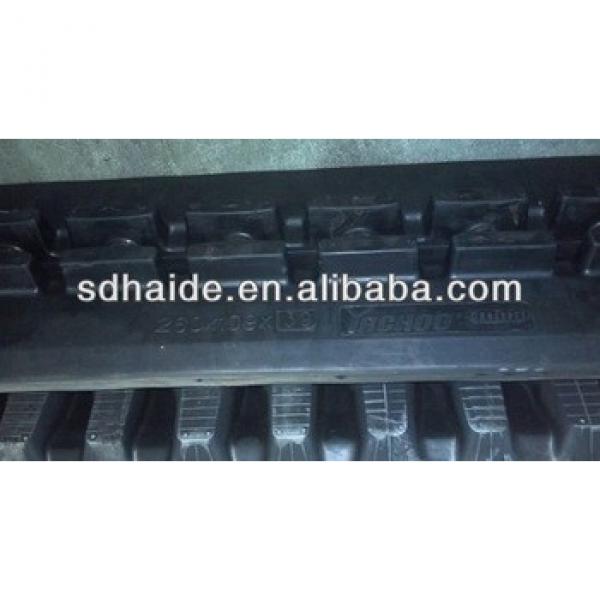 rubber pad ,rubber track PC08,rubber pad for mini excavator #1 image