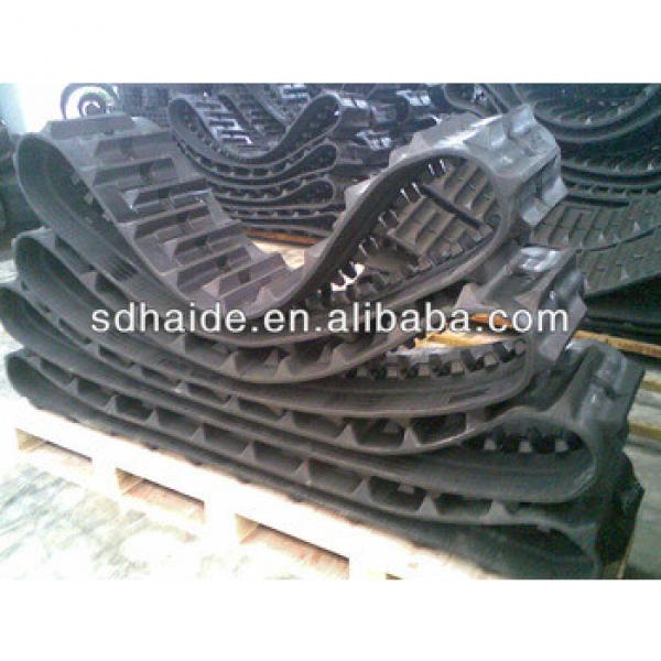 Rubber track for Harvester and Excavator,Thin/hard rubber sheet #1 image