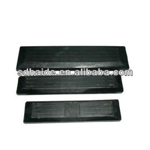 rubber track pad for excavator,excavator track pad for PC170,PC180,PC200-1/2/3/5/6/7/8,PC200LC-7/8,PC210-8 #1 image