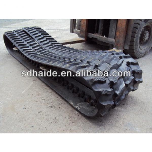 bobcat/sumitomo/kato/john deere excavator tracks, rubber track for kato HD250/HD350/HD500/HD550/HD900/HD1200 #1 image