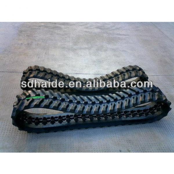 Doosan rubber track for excavator, excavator rubber track doosan #1 image