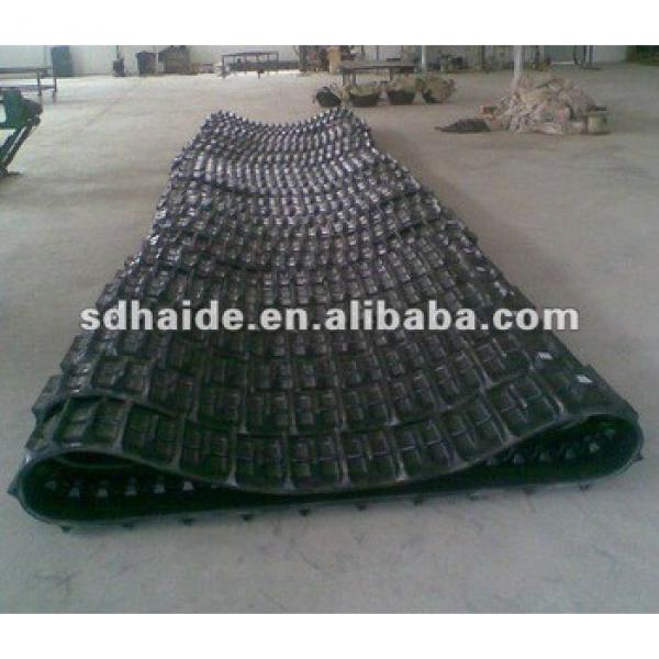 excavator doosan rubber track,doosan rubber track for excavator,excavator rubber band #1 image