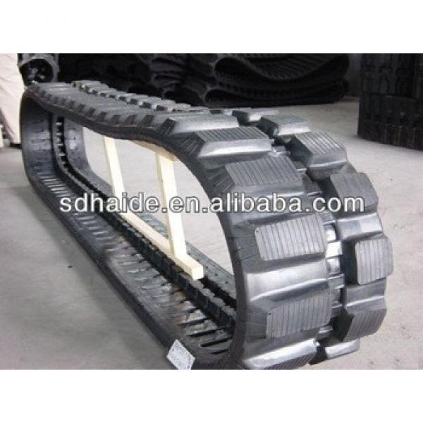 Rubber track for snow blower, snow tracks for vehicles,tractor/grader/crawler rubber track chain #1 image