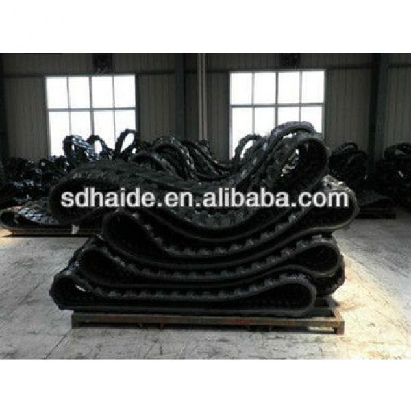 volvo excavator rubber track, volvo rubber track, rubber track for volvo EC140/EC210/EC240/EC290/EC360/EC460 #1 image