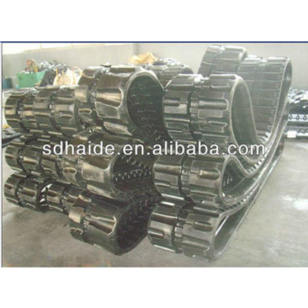 rubber track for excavator PC55,PC08, PC25,PC30,PC40,PC50,PC75UU,PC56,PC78,PC90,PC100,PC120 #1 image