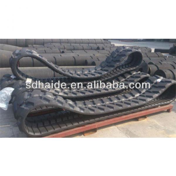 Bobcat rubber crawler,excavator rubber track pad,MX337,MX331,MX341,E50,MX343,MX430,MX325,E62,E80,E45 #1 image