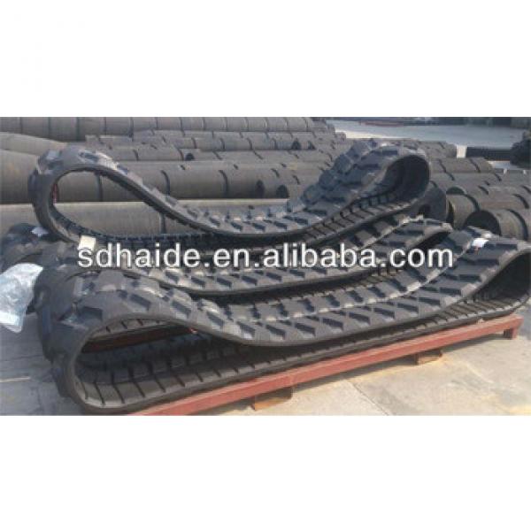 Bobcat excavator rubber track:MX331,MX337,robot rubber track,belt,MX341,EMX50,MXE32,MXE35,MXE43,MXE80,MX325,MX328,MX334,MX430 #1 image