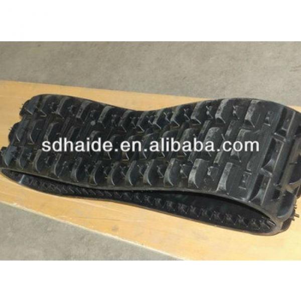 rubber track,rubber track assembly for min excavator:R55,R60,R75,R80,R90,R95,R100,R120,R130,R140,R150,R210 #1 image