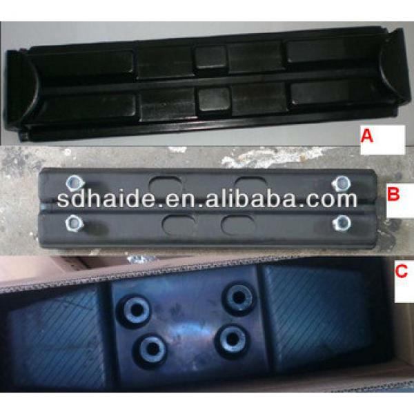 rubber pad,rubber track pad for excavators SK35,SK50,SK60,SK75,SK90,SK135, #1 image