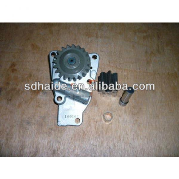 engine part parts oil pump for excavator PC200-5 OEM number 100107 #1 image