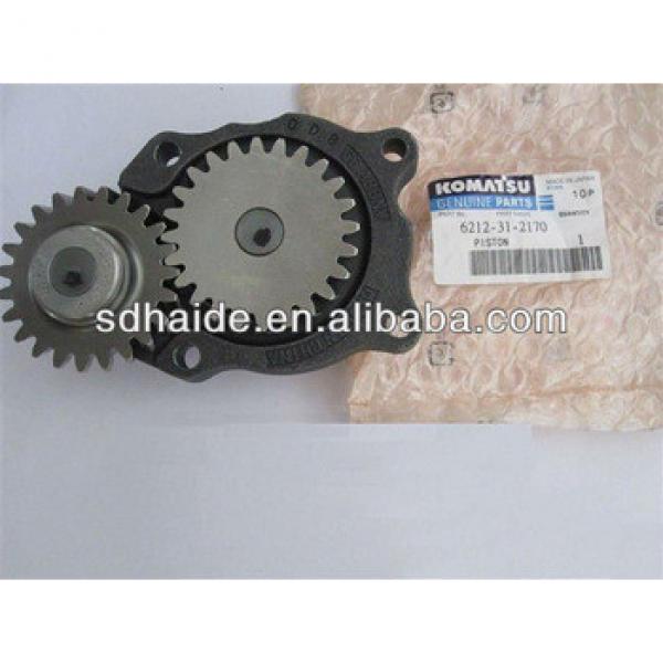 6212-31-2170 oil pump assy engine SA6D140 SA6D140-1 parts and transmission parts for excavator #1 image