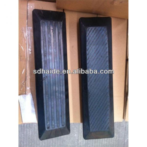 rubber track block,rubber track pads,for min excavator,tractor,combine harvester:R55,R60,R75,R80 #1 image