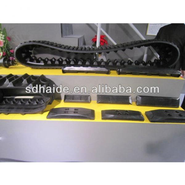 China manufacturer of rubber track for agricultural machinery/combine harvester for doosan/kubota #1 image